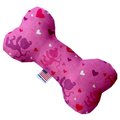 Mirage Pet Products Cupid Hearts 8 in. Bone Dog Toy 1363-TYBN8